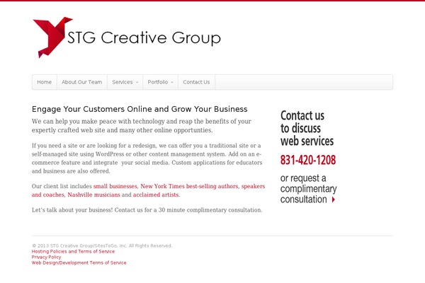 stgcreativegroup.com site used Stg-canvas