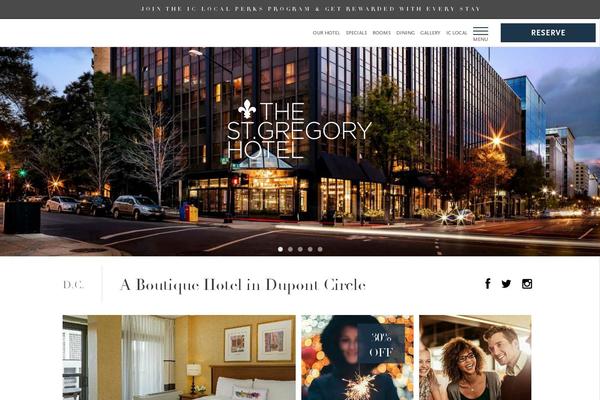 stgregoryhotelwdc.com site used Ic