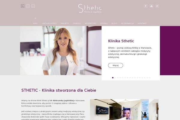 sthetic.pl site used Sthetic
