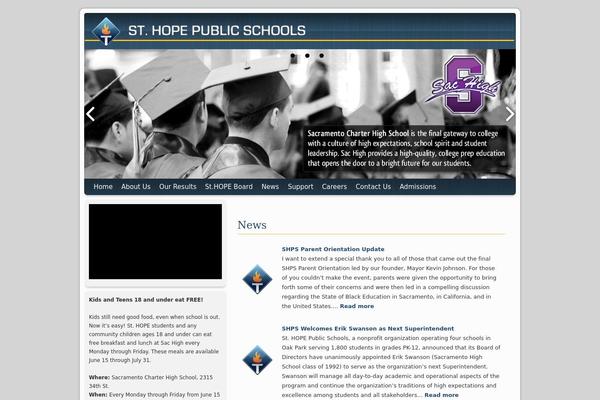 sthopepublicschools.org site used Planeteriaweb