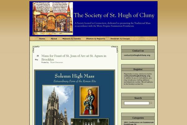 sthughofcluny.org site used Timeless