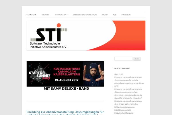 Twenty Twelve theme site design template sample