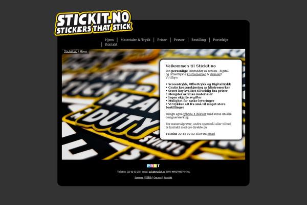 stickit.no site used Stickit