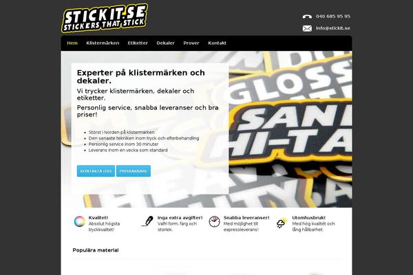 stickit.se site used Stickit