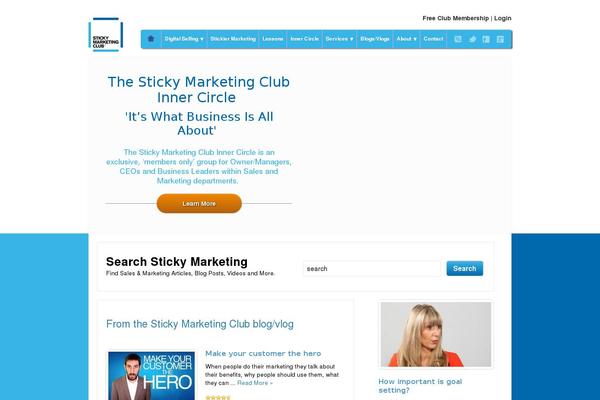 stickymarketing.com site used Sticky-marketing