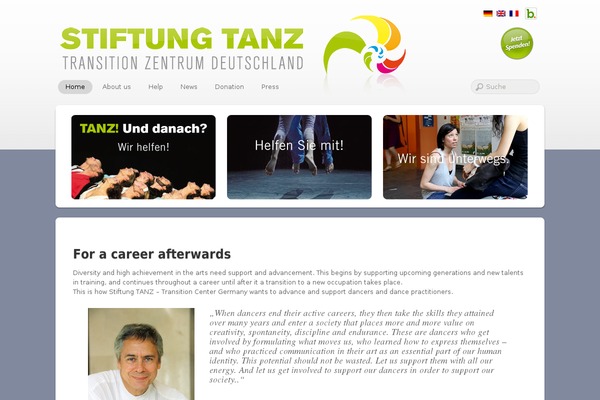 stiftung-tanz.com site used Moesia-child-theme-01