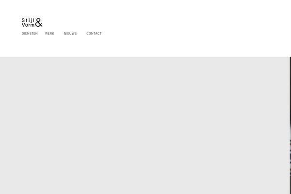 stijlenvorm.nl site used Stijlenvorm