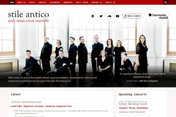 WordPress website example screenshot