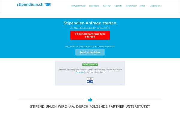 stipendien.ch site used Stipendium