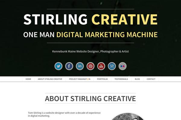 WordPress website example screenshot