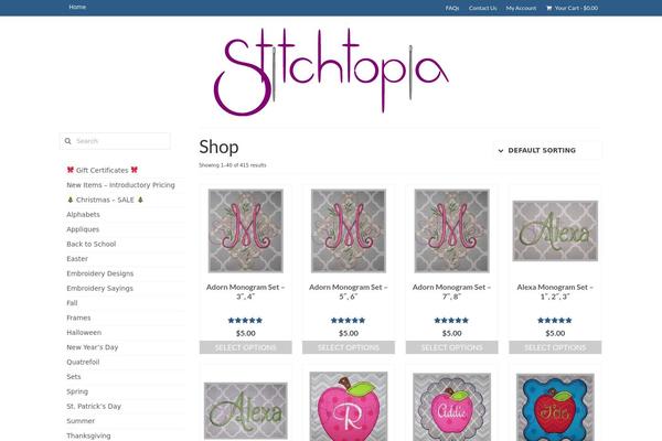 stitchtopia.com site used Ewd-stitchtopia