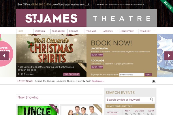 stjames theme websites examples