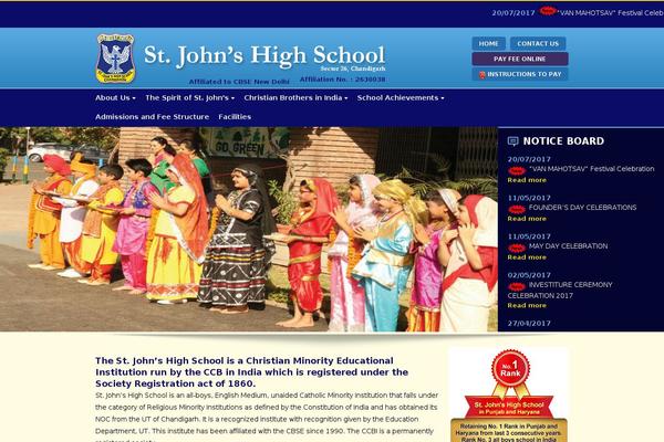 stjohnschandigarh.com site used Stjohnschool