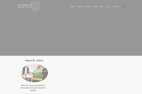 Adorechurch-child theme site design template sample