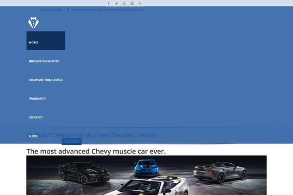 Automotive Child theme site design template sample