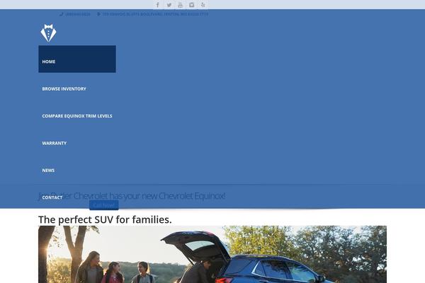 Automotive Child theme site design template sample