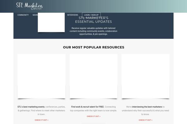 Jobseek theme site design template sample