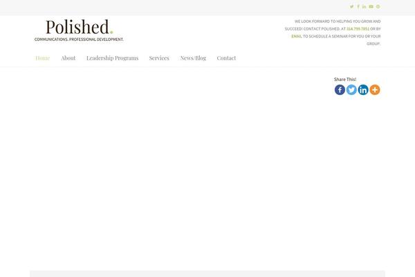 WordPress website example screenshot