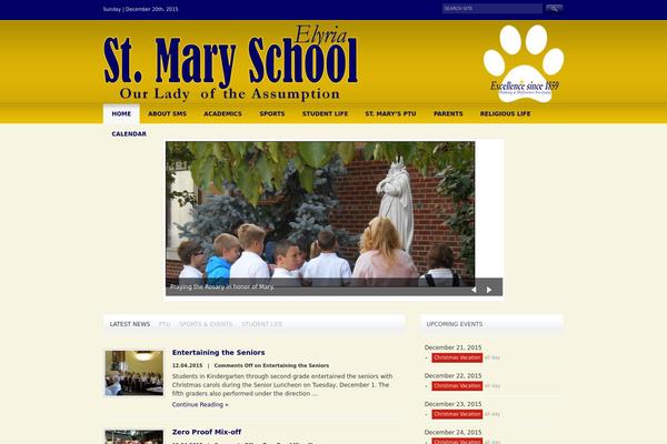 stmarycatholicschoolelyria.com site used Gradeo