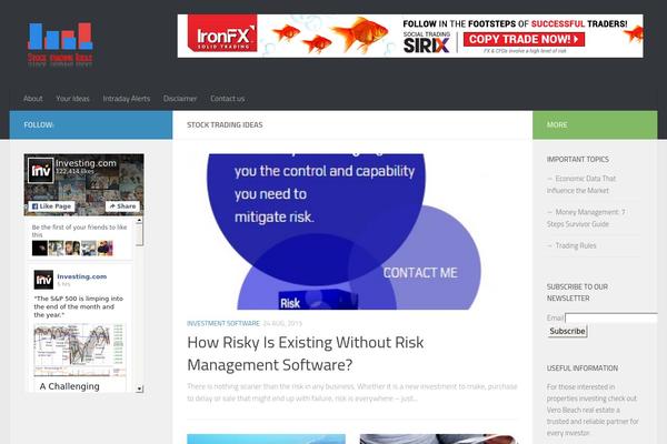 Site using Easy Facebook Like Box plugin