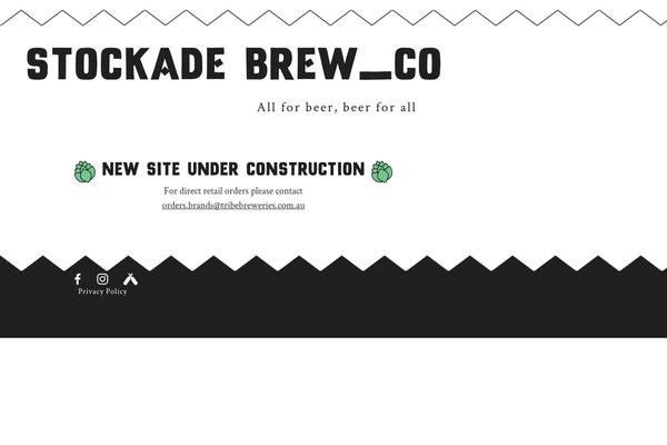 stockadebrewco.com.au site used Stockade