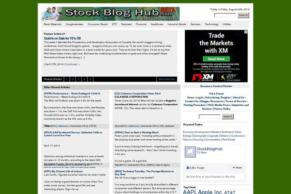 stockbloghub.com site used Sbh_theme