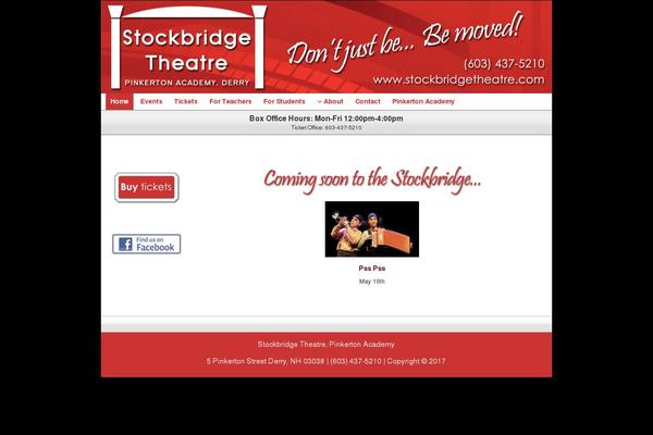 stockbridgetheatre.com site used Stockbridge