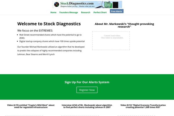 stockdiagnostics.com site used Divihq
