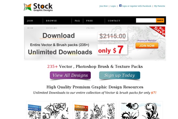 stockgraphicdesigns.com site used Stockgraphic_responsive