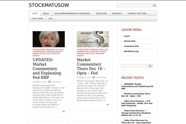 stockmatusow.com site used Creative Blog