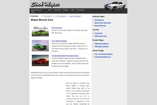 stockmopar.com site used Stockmopar