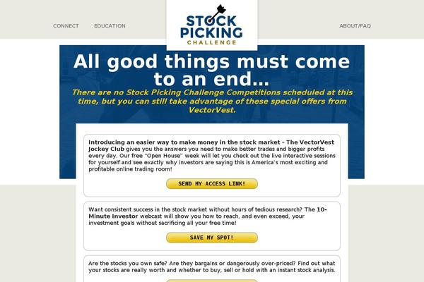 stockpickingchallenge.com site used Stockpickingchallenge