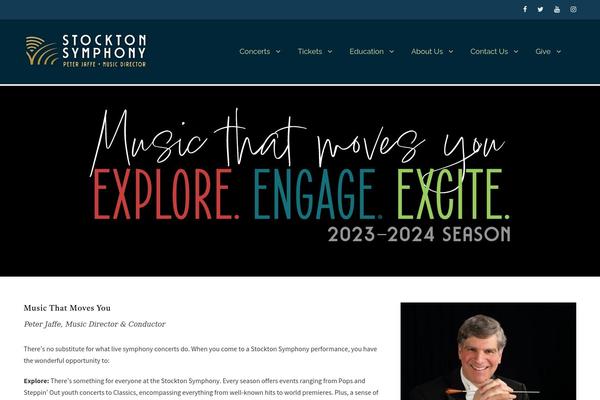 WordPress website example screenshot