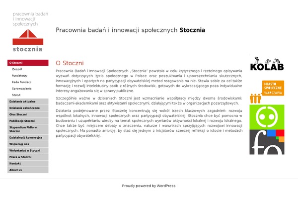 stocznia.org.pl site used Wp-bootstrap-gulp