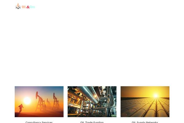 Petroleum theme site design template sample
