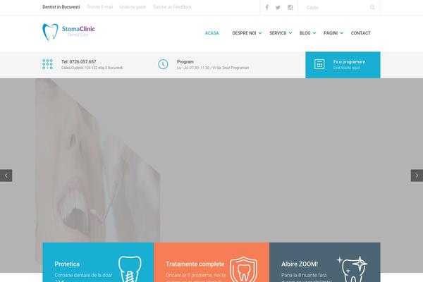 Dent-all theme site design template sample