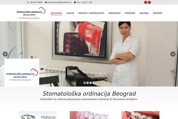 WordPress website example screenshot