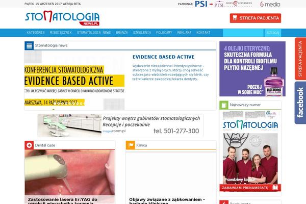stomatologianews.pl site used Stomatologianews.pl