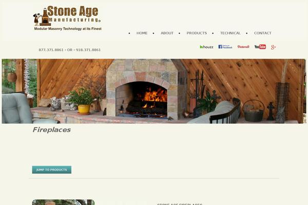 stoneagefireplaces.com site used Stoneage