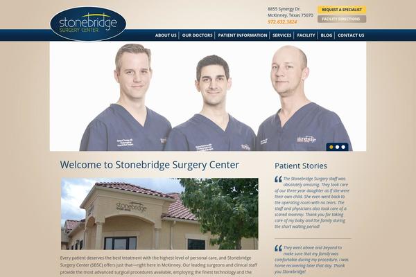 stonebridgesurgerycenter.com site used Scahealth-network