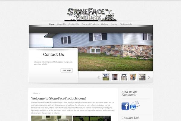 stonefaceproducts.com site used Divi-mowing-child-theme