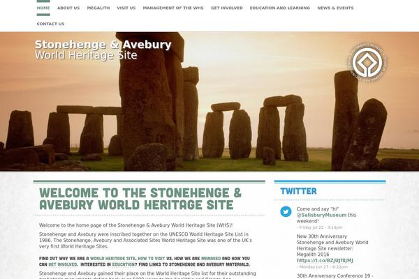 stonehenge theme websites examples