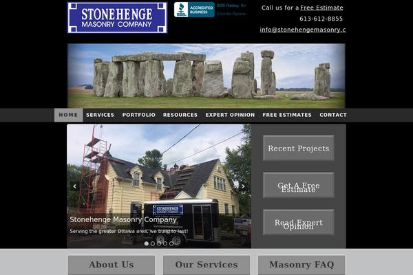 WordPress website example screenshot