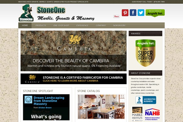 stoneonecorp.com site used Heartcms
