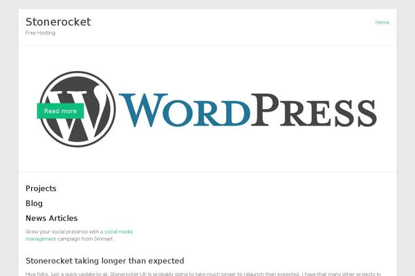 WordPress website example screenshot