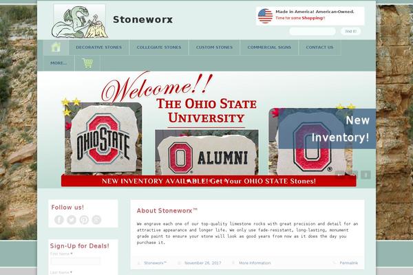 stoneworxsigns.com site used Pinboard Child