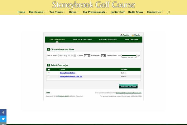 Golfnow-pro theme site design template sample