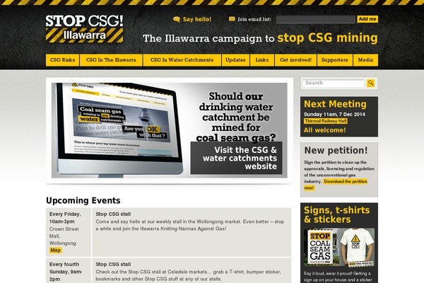 stop-csg-illawarra.org site used Stopcsg