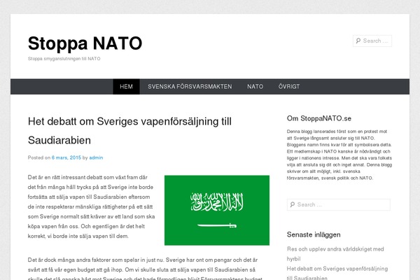 WordPress website example screenshot