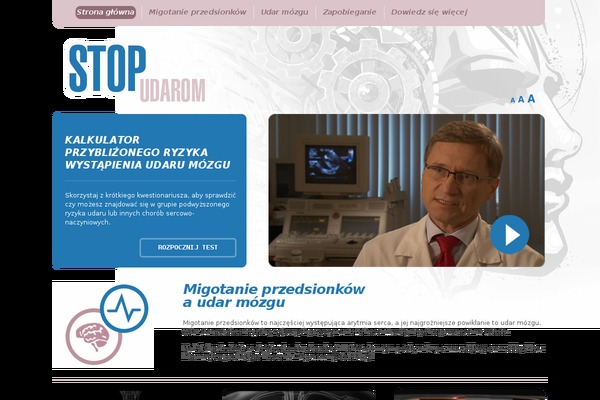 Site using WPFront Scroll Top plugin